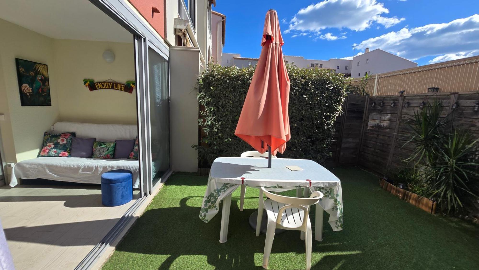 Joli T2 Avec Jardin Plage Richelieu - 6 Personnes Agde Exteriör bild